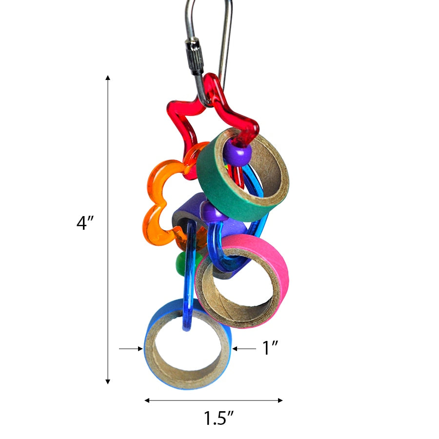 A & E Cages Keet Rings Toy