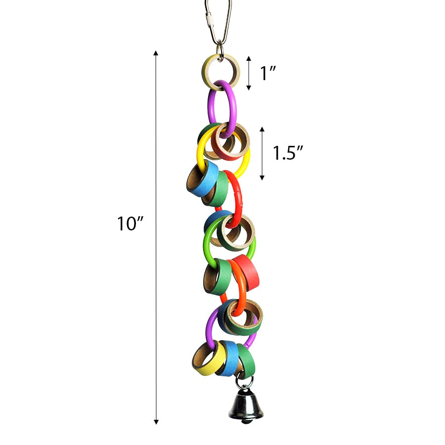 A & E Cages Bagels and Bell Toy