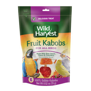 Wild Harvest Fruit Kabobs for Bird Treats 6ct