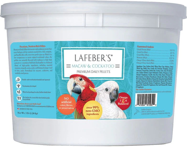Lafeber's Macaw & Cockatoo Premium Daily Pellets