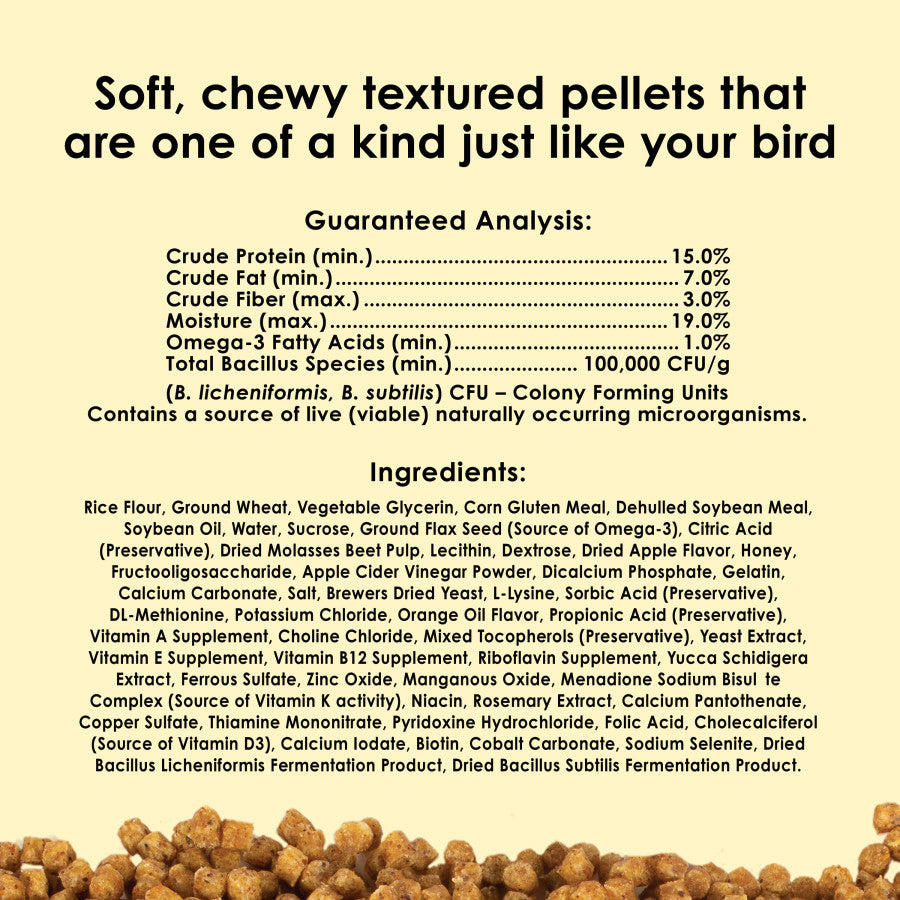 Kaytee Nutrisoft Parakeet & Cockatiel Pet Bird Food- 2lb