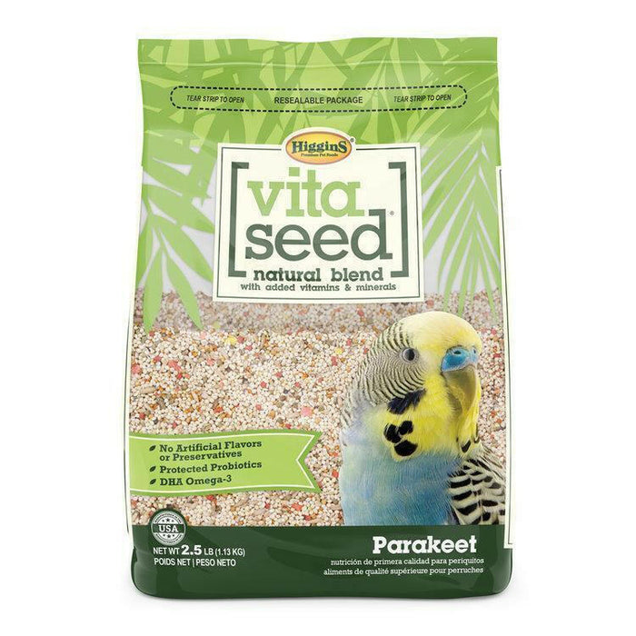 Higgins Vita Seed Parakeet - All Things Birds