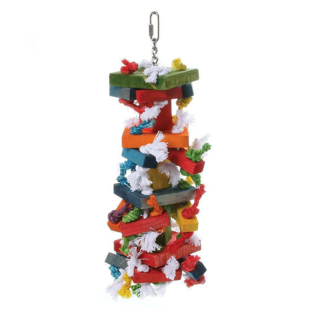 Knots & Blocks Bird Toy - All Things Birds