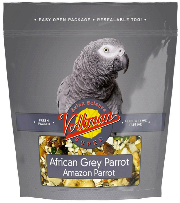 Volkman Avian Science Super African Grey-4lb - All Things Birds