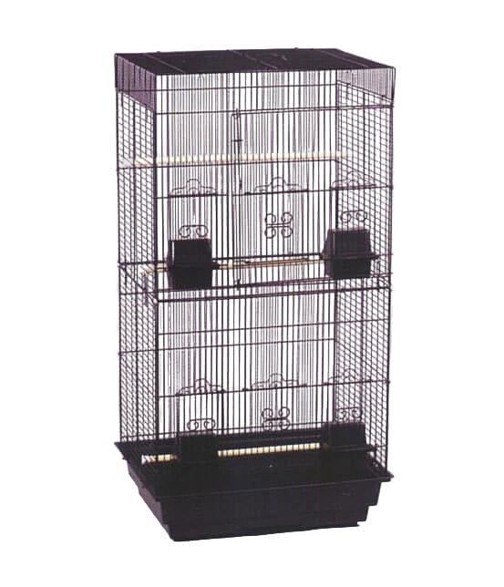 Medium black bird cage