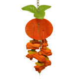 A & E Cages Happy Beaks Orange Bird Toy-small