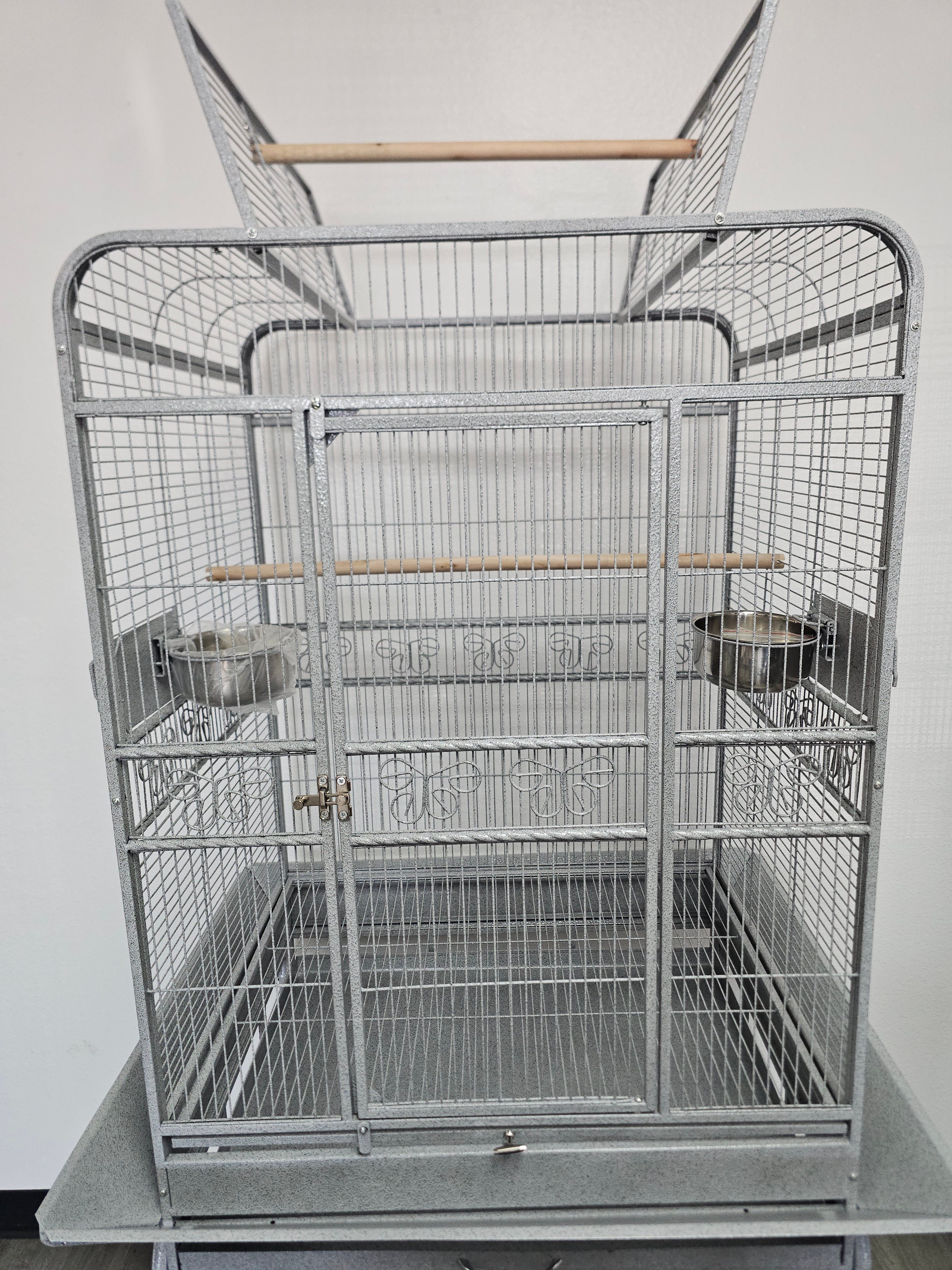Wrought Iron Cage with open top