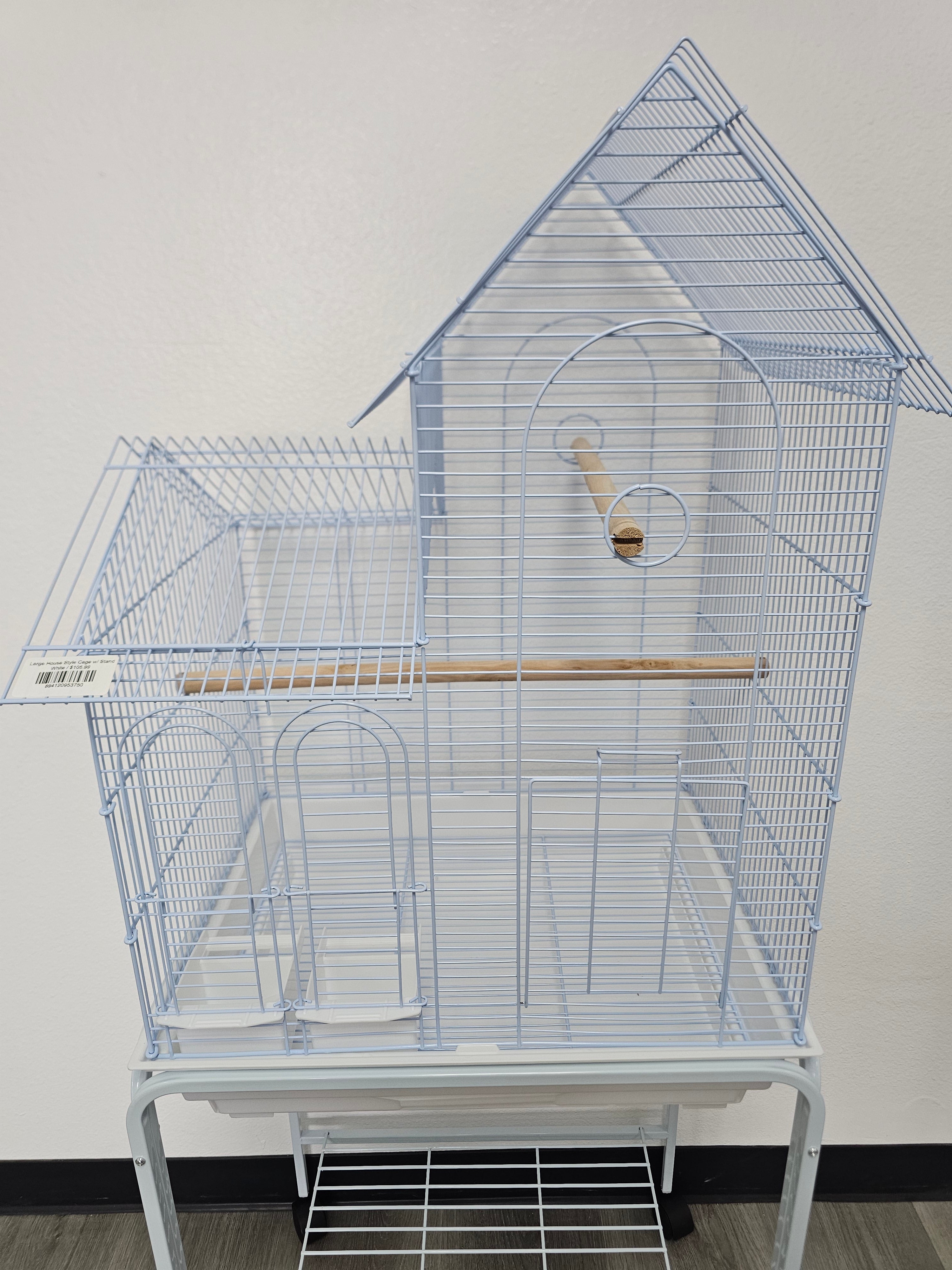 Large House Style Cage w/ Stand