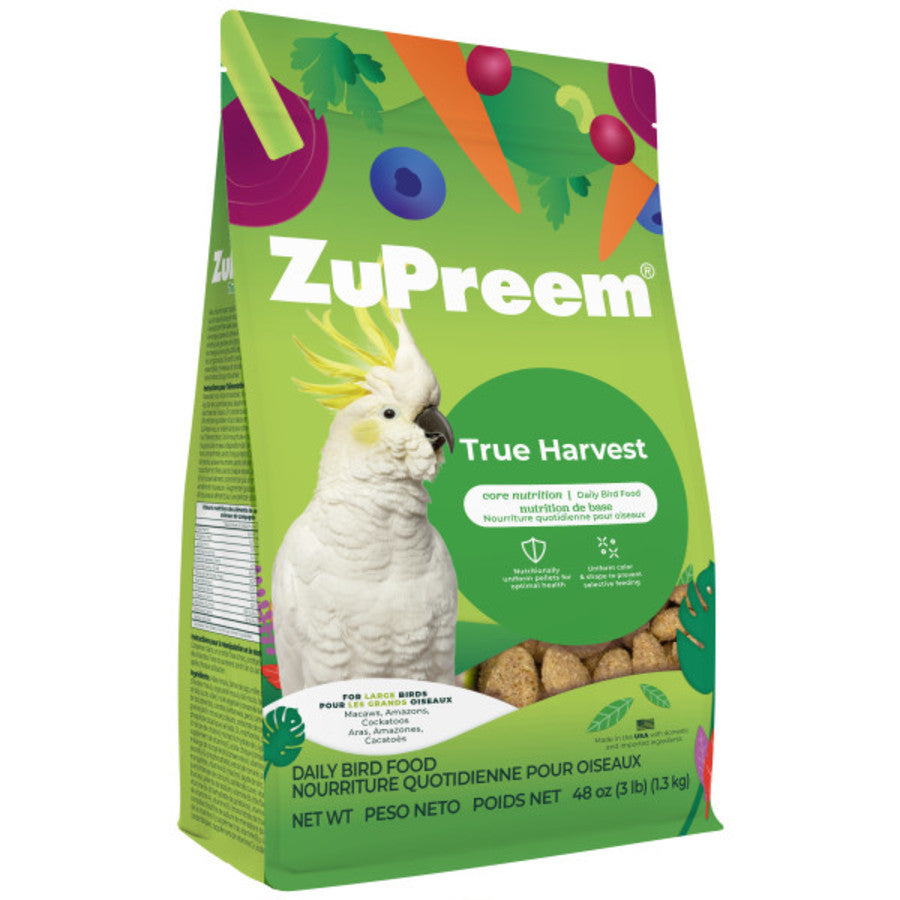 Zupreem True Harvet Bird Food for Large Parrots