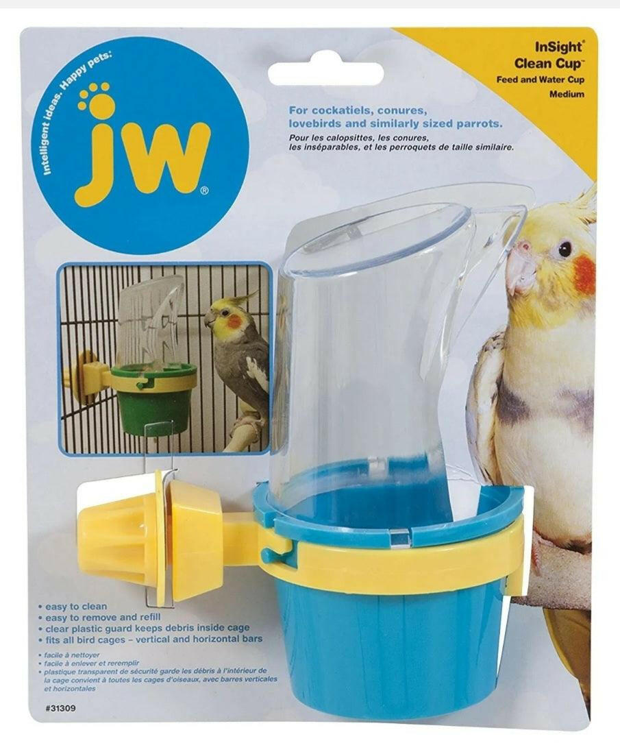 JW Pet Clean Cup Feed & Water Cup - All Things Birds