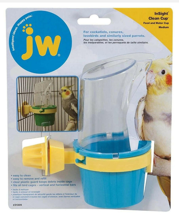 JW Pet Clean Cup Feed & Water Cup - All Things Birds